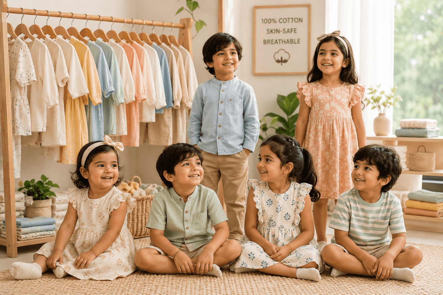 Best Cotton Kids Clothing Brands in India — Skin-Safe and Breathable - Milou - Care. The Swiss Way