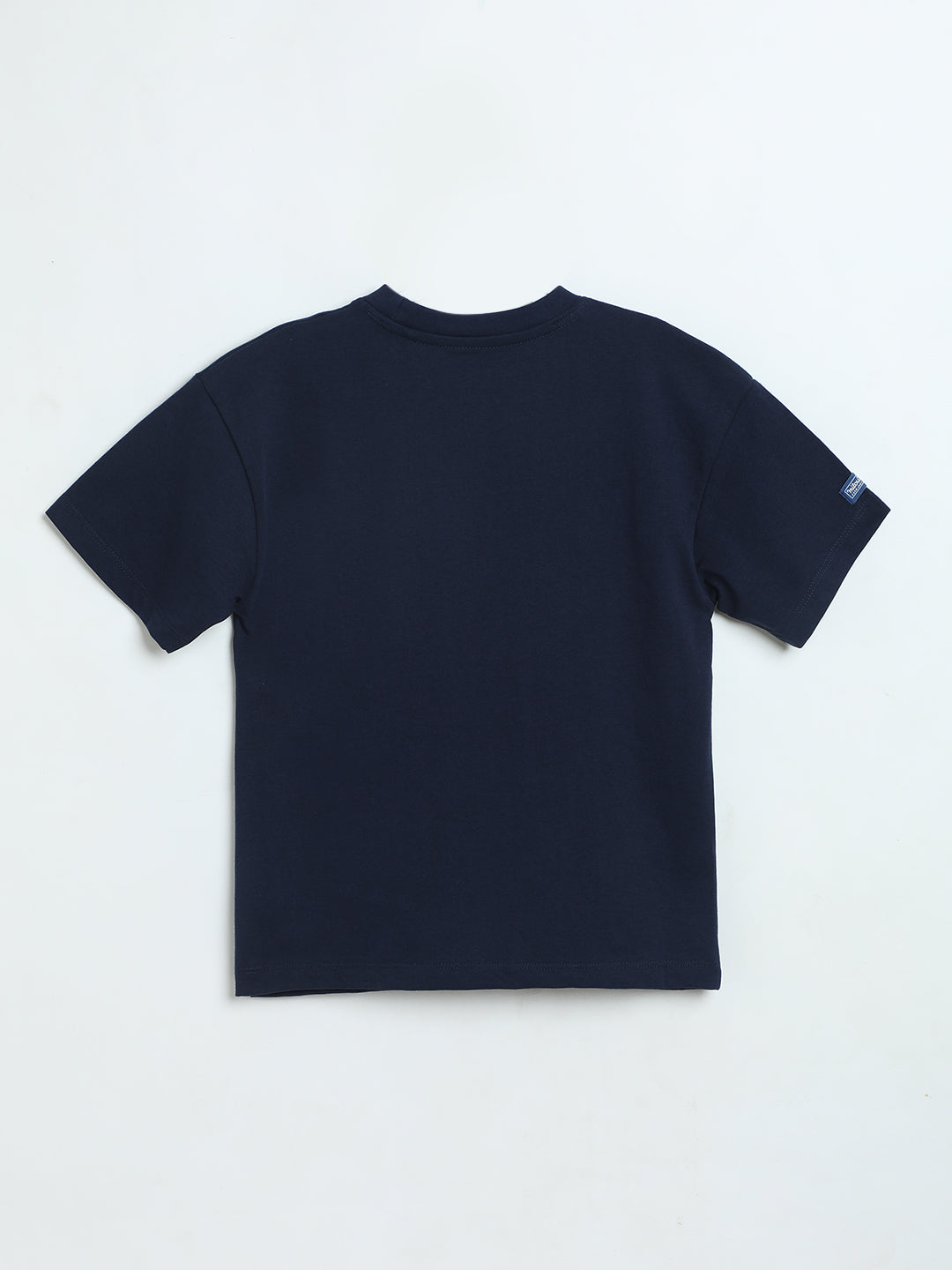 Milou Boys Graphic T-Shirt Navy Blue Vehicle Print