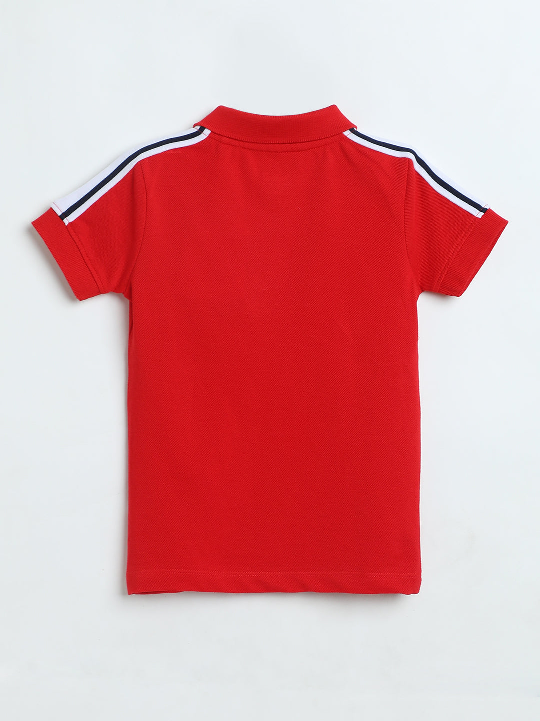 Crimson Piqué Polo T-Shirt | Boys Classic Cotton | Milou Kids