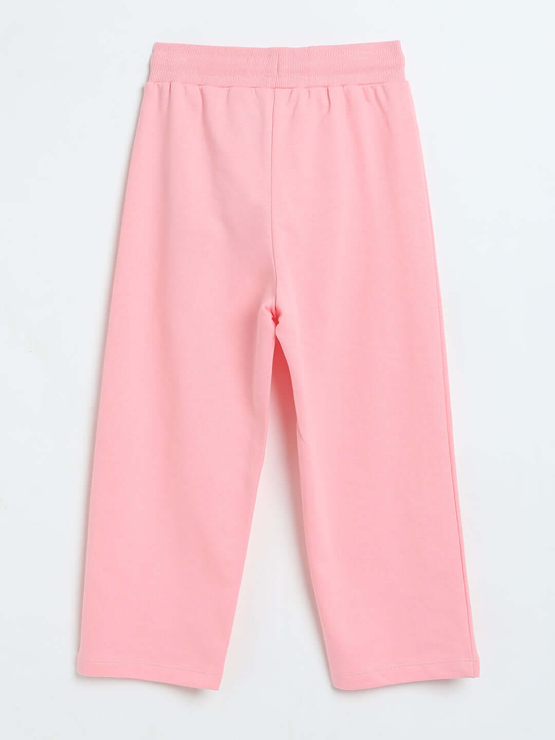 Milou Girls Pink Loopknit Trousers