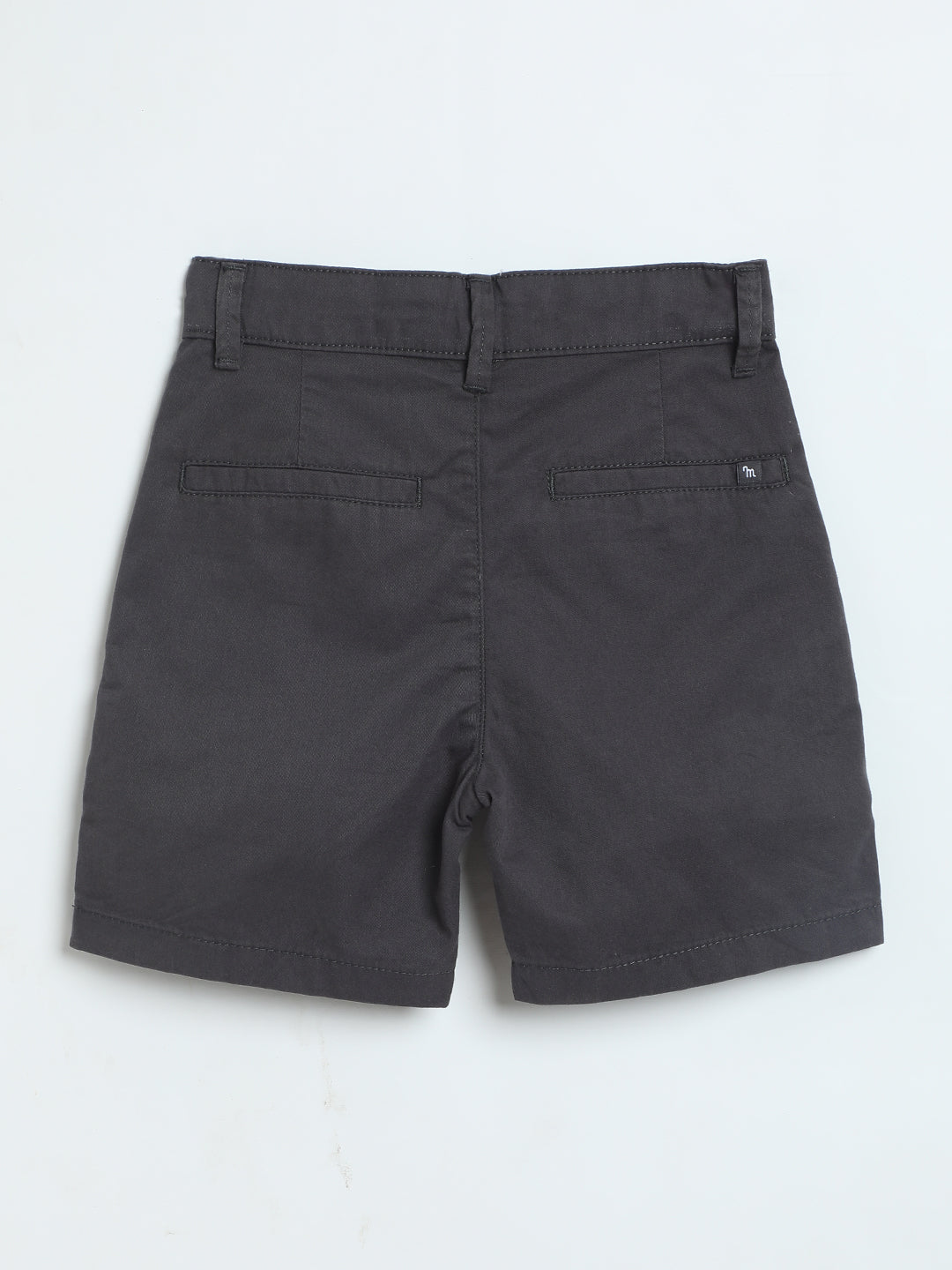 Milou Boys Grey Twill Chino Shorts