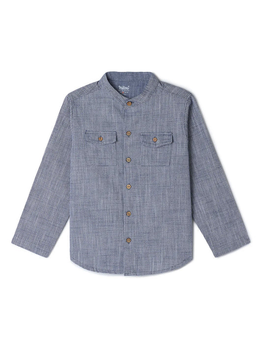 Full Sleeve Printed Bio-Washed Shirt