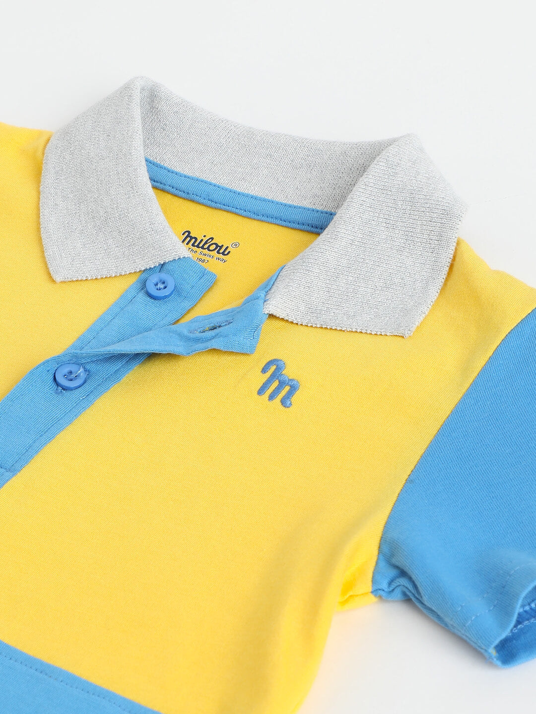 Milou Boys Color-Block Polo T-Shirt