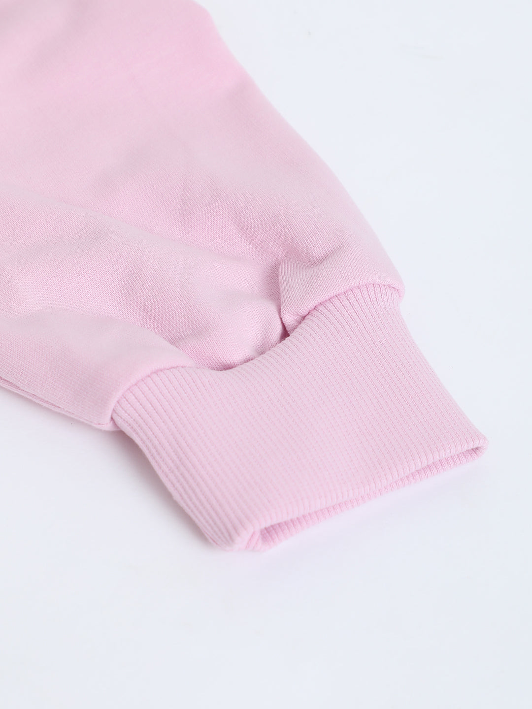 Milou Girls Loopknit Sweatshirt Pink Cropped