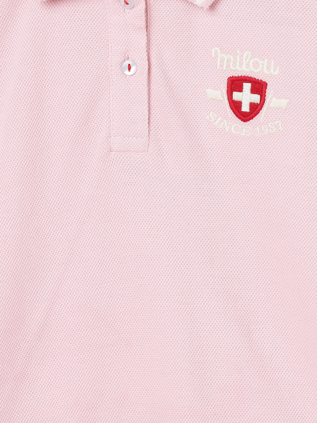 Milou Girls Polo T-Shirt Pink