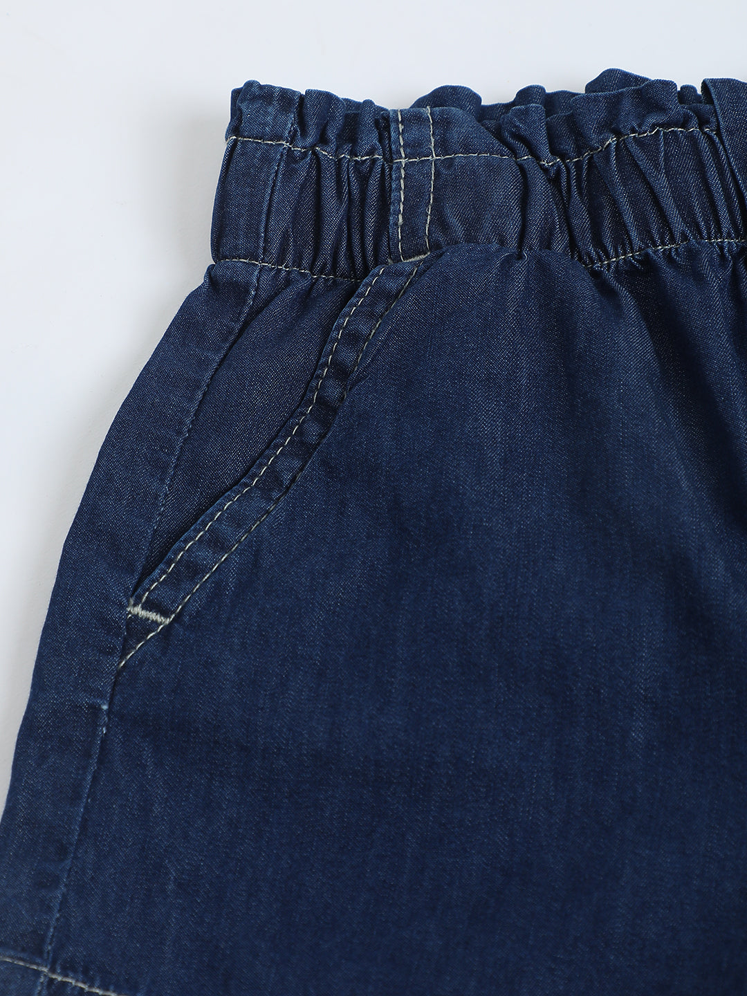 Milou Girls Midnight Blue Denim Shorts