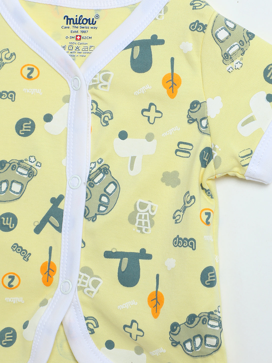Milou Infant Boys Jabla Pack Multicolour Set of 3
