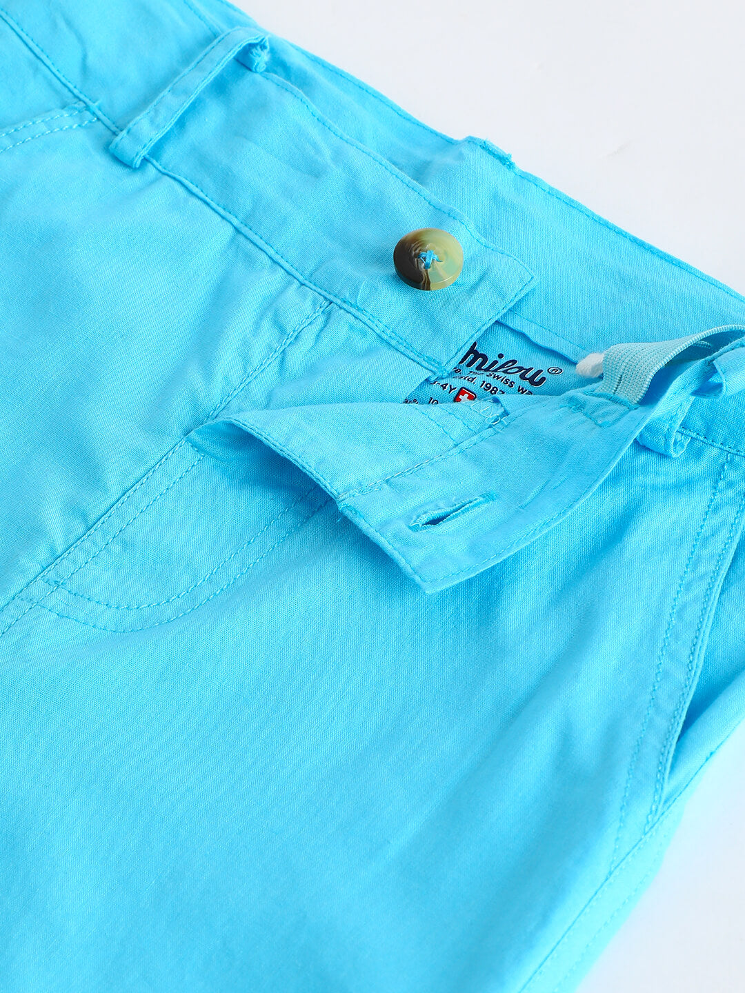 Milou Boys Casual Cotton Bermuda Shorts