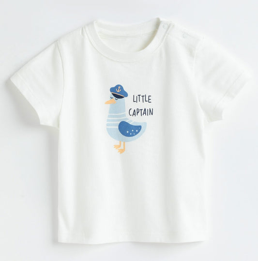 Milou Baby Boys Short Sleeve Graphic T-Shirt