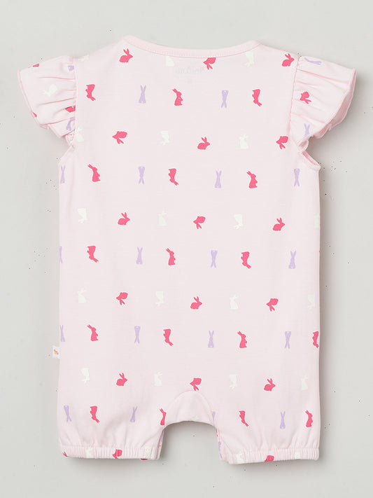 Milou Baby Unisex Flutter Sleeve Printed Romper - Milou - Care. The Swiss Way