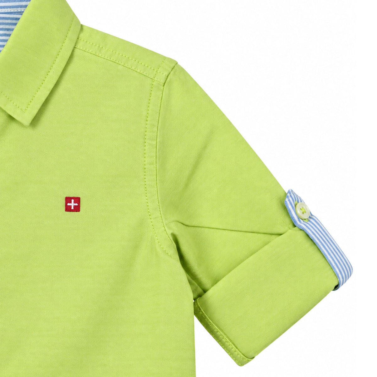 Milou Boys Regular Collar LS Shirt - Milou - Care. The Swiss Way