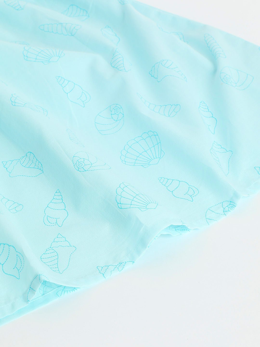 Girls Aqua Cotton Dress | Toddler Sleeveless A-Line Dress | Milou Kids - Milou - Care. The Swiss WayDress