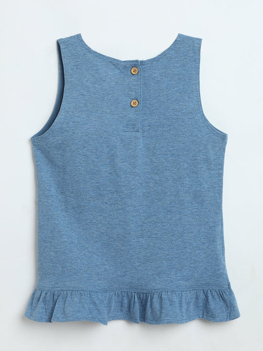 Milou Girls Pure Cotton Sleeveless Top - Milou - Care. The Swiss Way