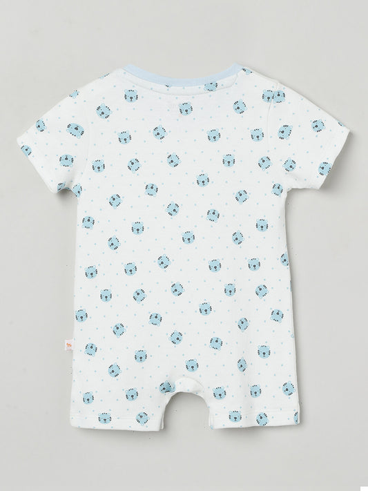 Milou Infant Unisex Short Sleeve Romper with Matching Bib Set - Milou - Care. The Swiss Way