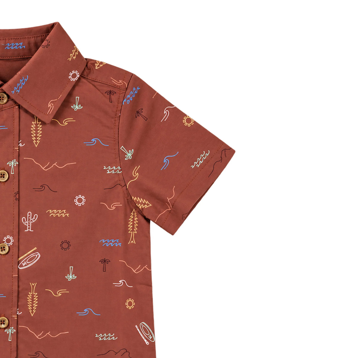 Milou Boys S/S Printed Shirt