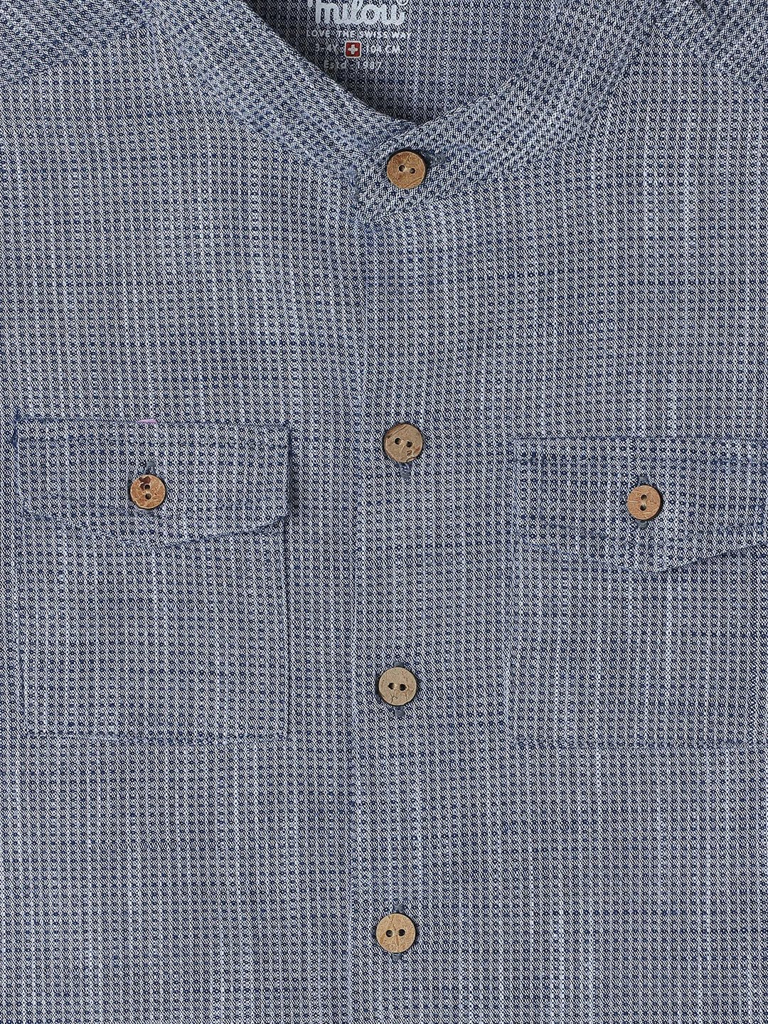 Full Sleeve Printed Bio-Washed Shirt - Milou - Care. The Swiss WayShirt