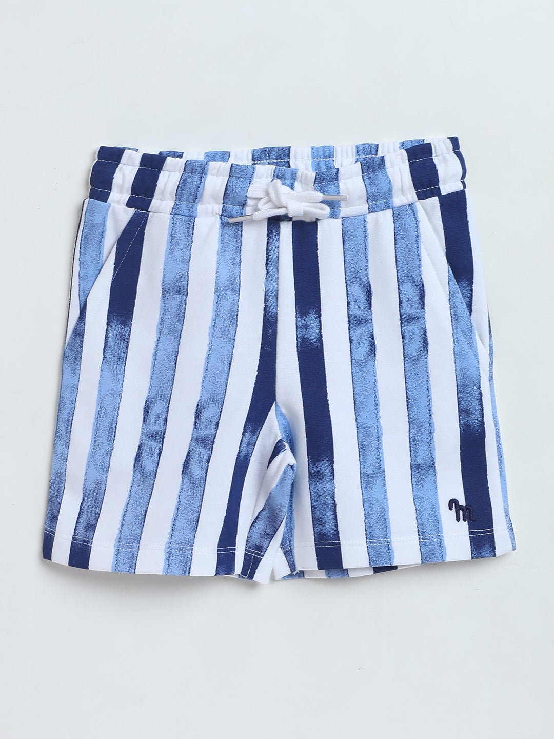 Milou Baby Boys T-Shirt & Shorts Set Blue Striped Set - Milou - Care. The Swiss WaySets & Suits