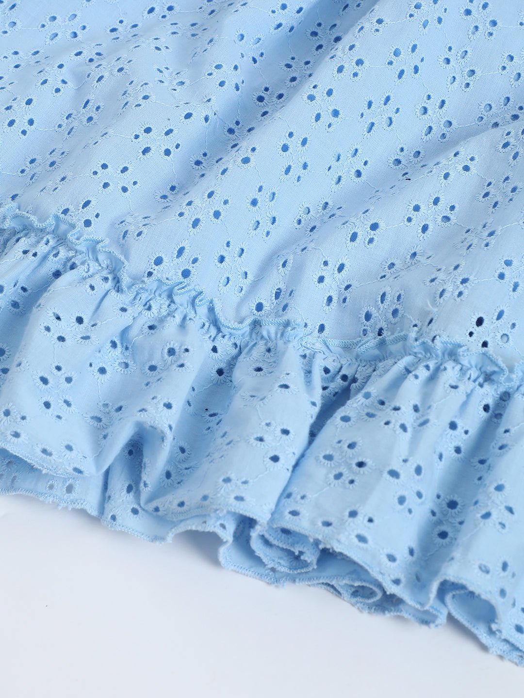 Milou Baby Girls Blue Hakoba Cotton Dress - Milou - Care. The Swiss WayDress