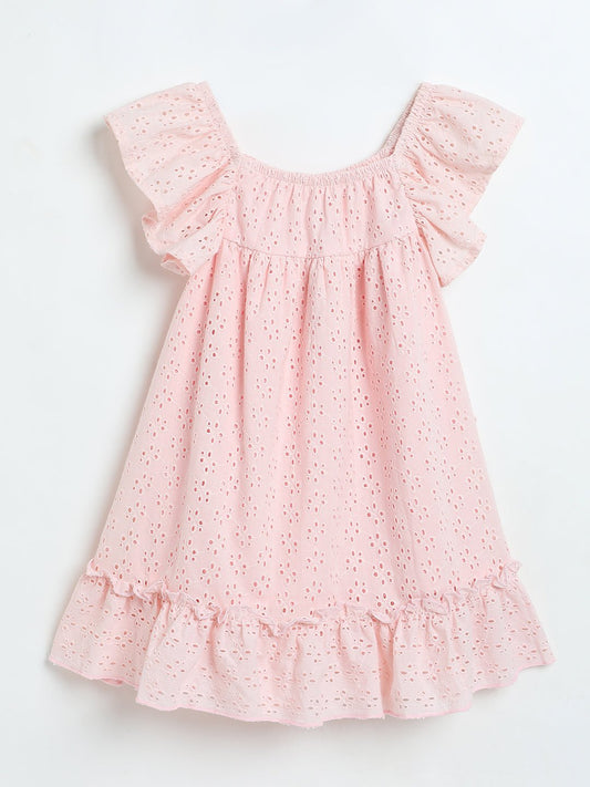 Milou Baby Girls Pink Hakoba Cotton Dress - Milou - Care. The Swiss WayDress