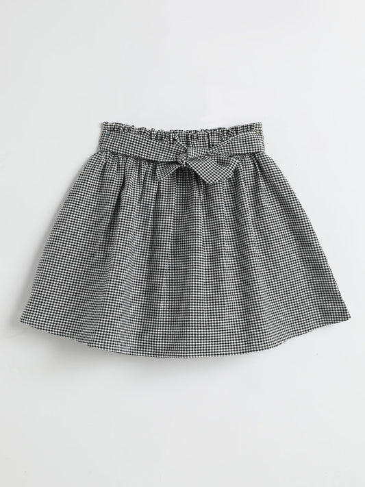 Milou Girls Black & White Cotton Skirt - Milou - Care. The Swiss WaySkirt