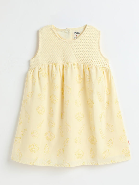 Milou Girls Pastel Yellow Cotton Dress - Milou - Care. The Swiss WayDress