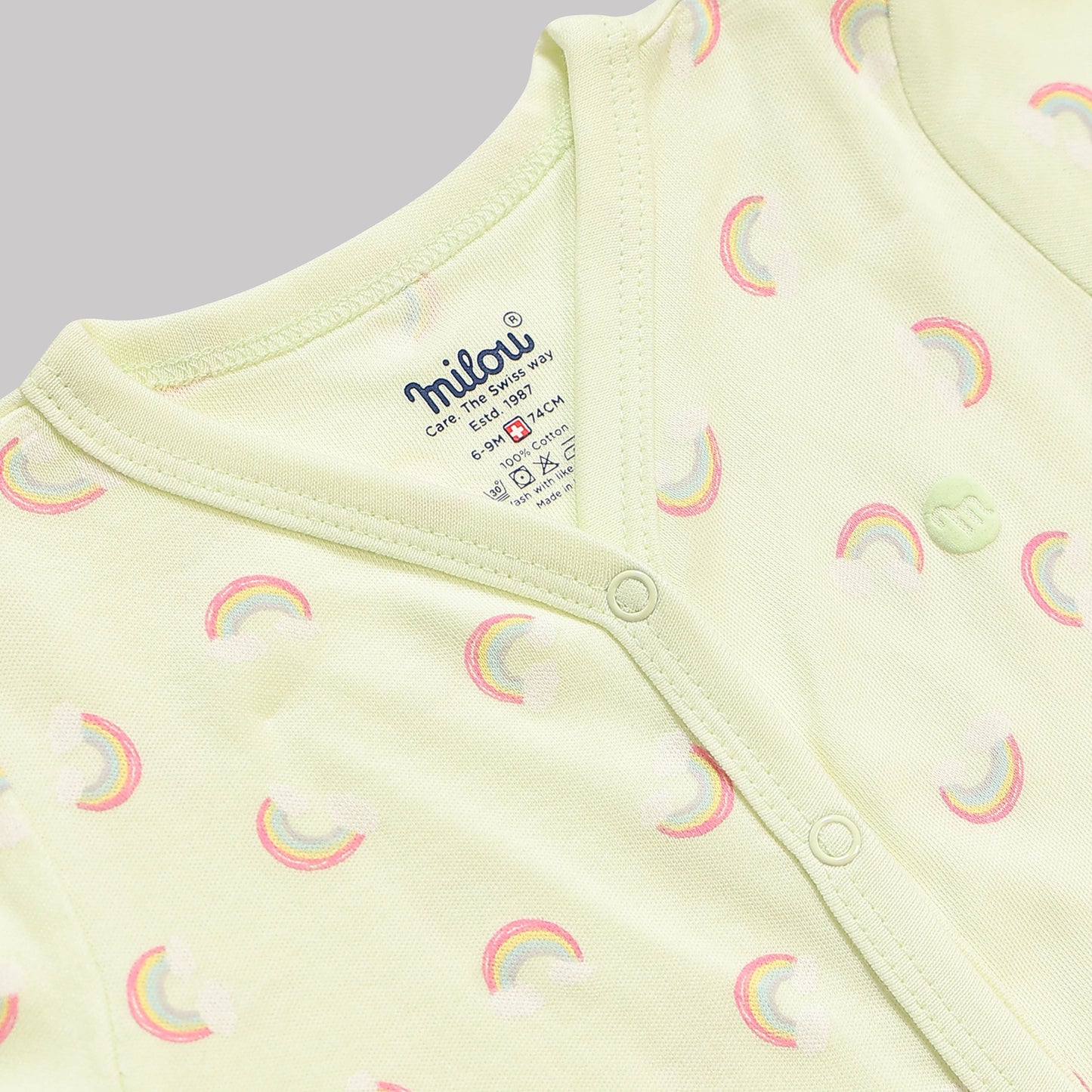 Milou Baby Cotton Short sleeve Romper Pack of 2
