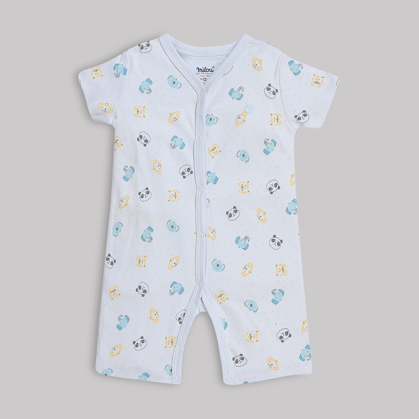 Milou Baby Cotton Short Sleeve Romper Pack of 2