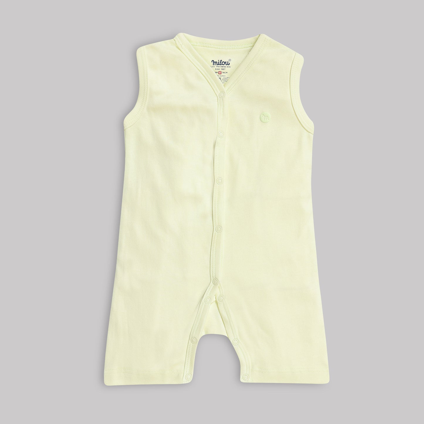 Milou Baby Cotton Sleeveless Romper Pack of 2