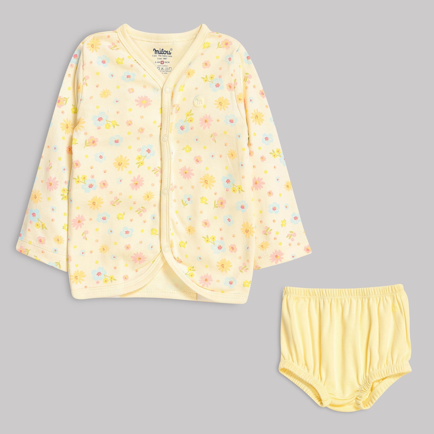 Milou Baby Cotton Jabla with Bloomer - Milou - Care. The Swiss Way