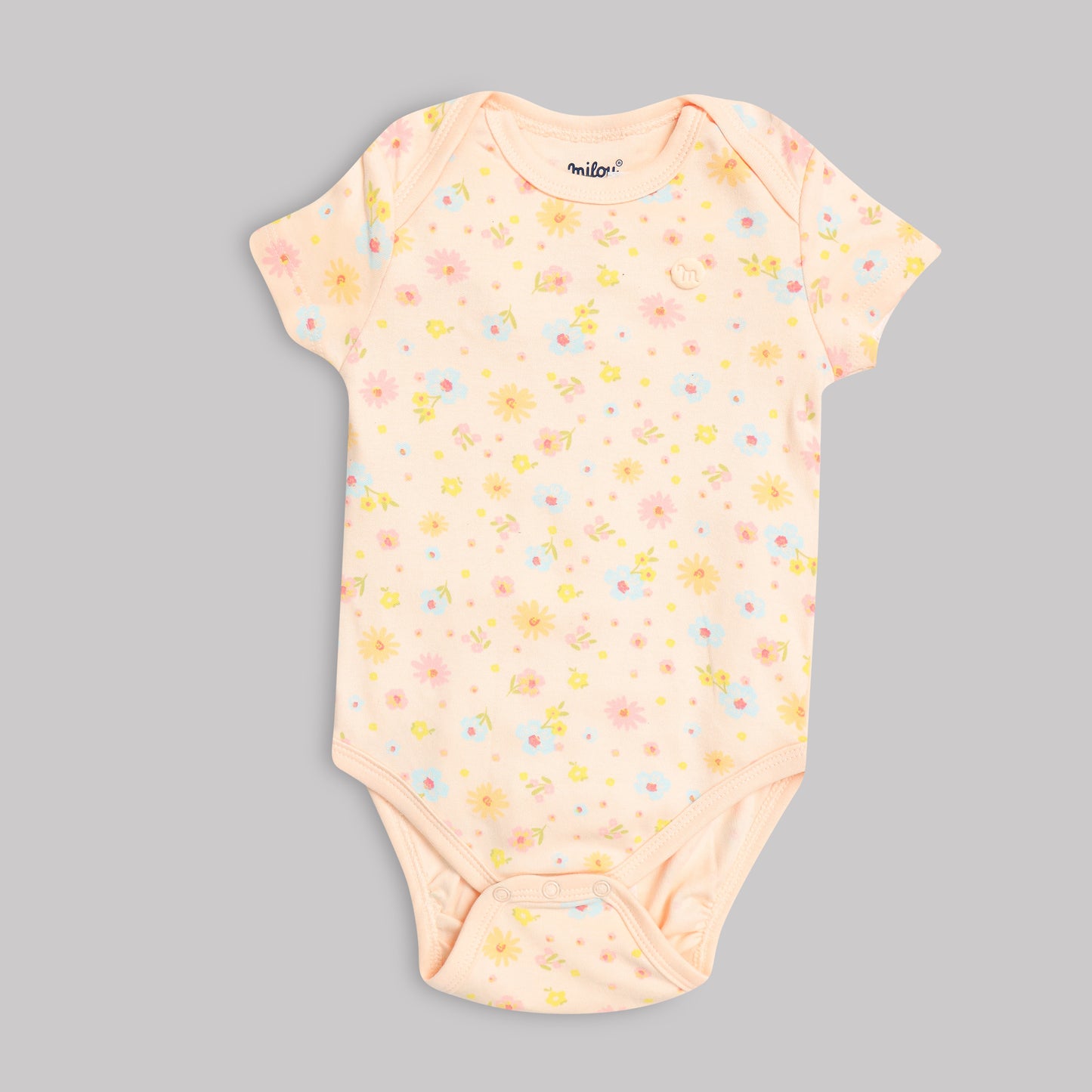 Milou Baby Cotton Short Sleeve Onseie Pack of 3