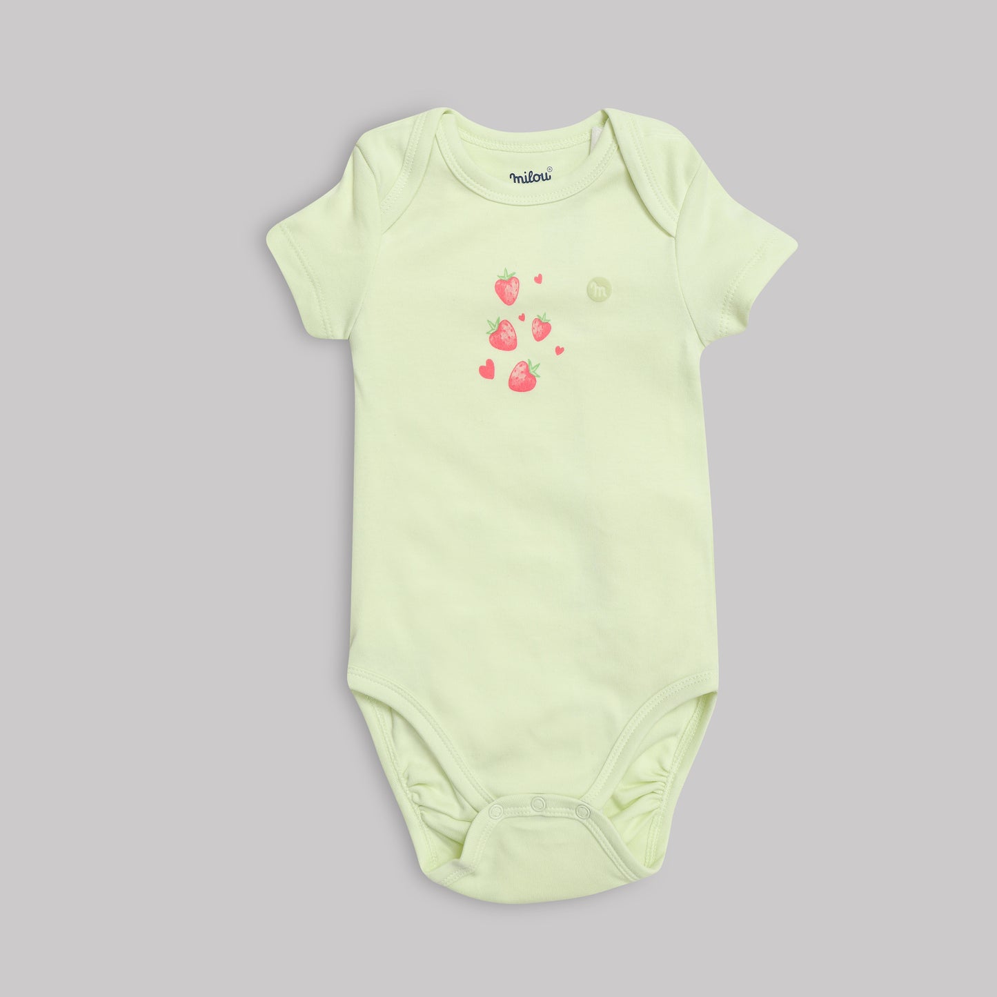 Milou Baby Cotton Short Sleeve Onseie Pack of 3