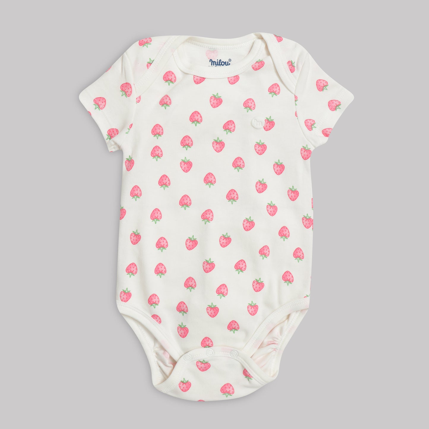 Milou Baby Cotton Short Sleeve Onseie Pack of 3