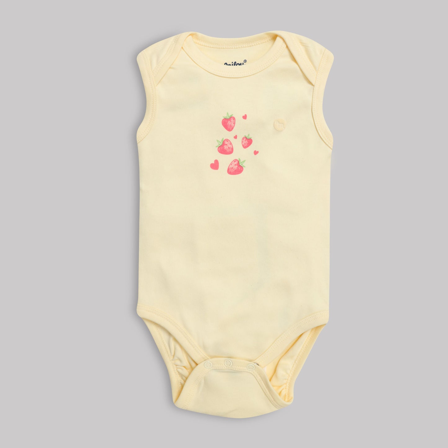 Milou Baby Cotton Sleeveless Onseie Pack of 3