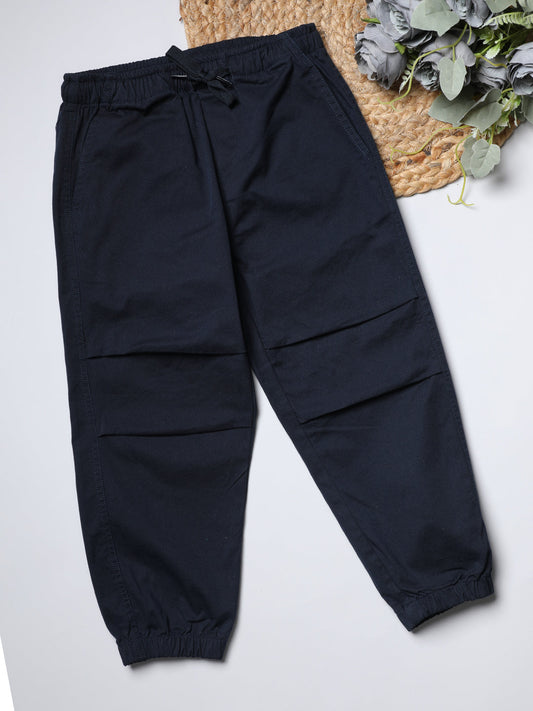 Milou Kids Cotton Solid woven Pants for Boys TBNCTRS058-NY