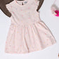 Milou Baby Girls Cotton Printed Dress Pink Print