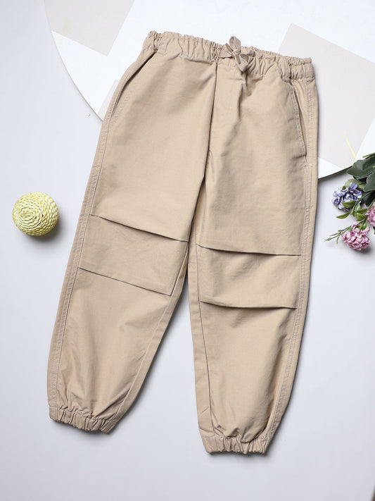 Milou Kids Cotton Solid woven Pants for Boys TBNCTRS058-KH