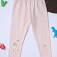 Milou Girls Pink Cotton Leggings