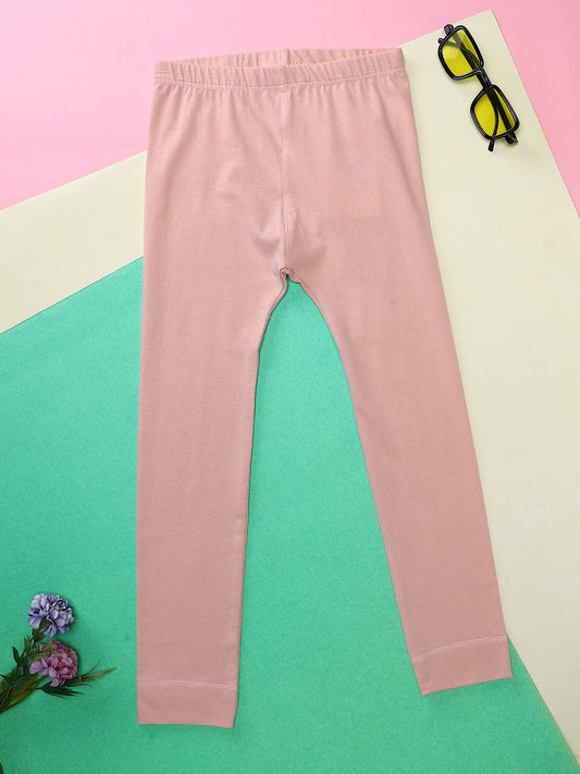 Milou Kids Cotton Bio Washed Printed Leggings for Girls - NPSTG009-EVNSD