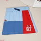 Milou Kids Girls Cotton Bio-Washed Printed Skirt Blue