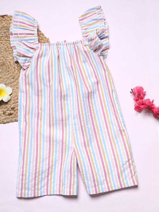 Milou Cotton Striped Dress -TGDRS009-MXCLRSTP