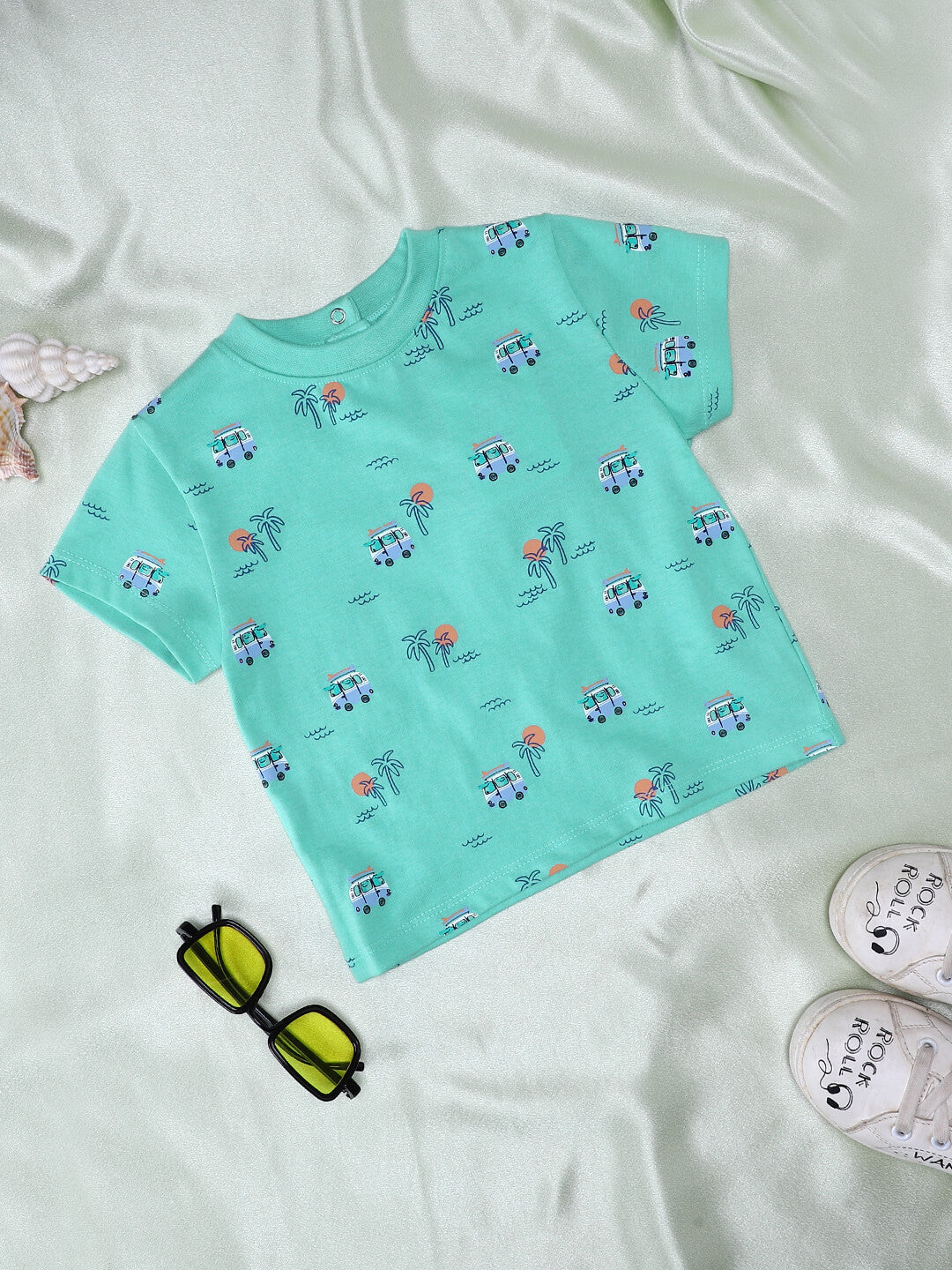 Milou Baby Boys Short Sleeve All-Over Print T-Shirt