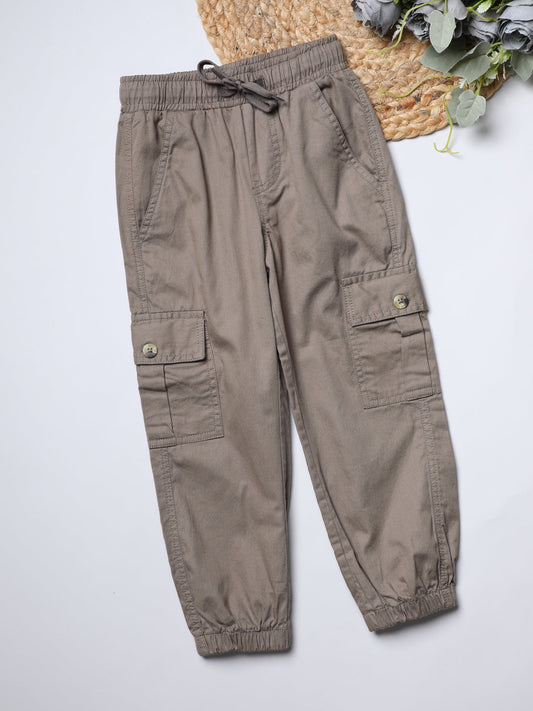 Milou Kids Cotton Solid woven Pants for Boys TBNCTRS059-SEP