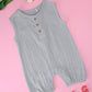 Milou Infant Girls Cotton Romper Grey