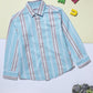 Full Sleeve Striped Bio-Washed Shirt