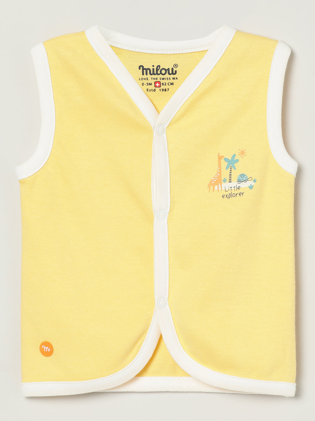 Milou Infant Unisex Printed Jabla Set of 3