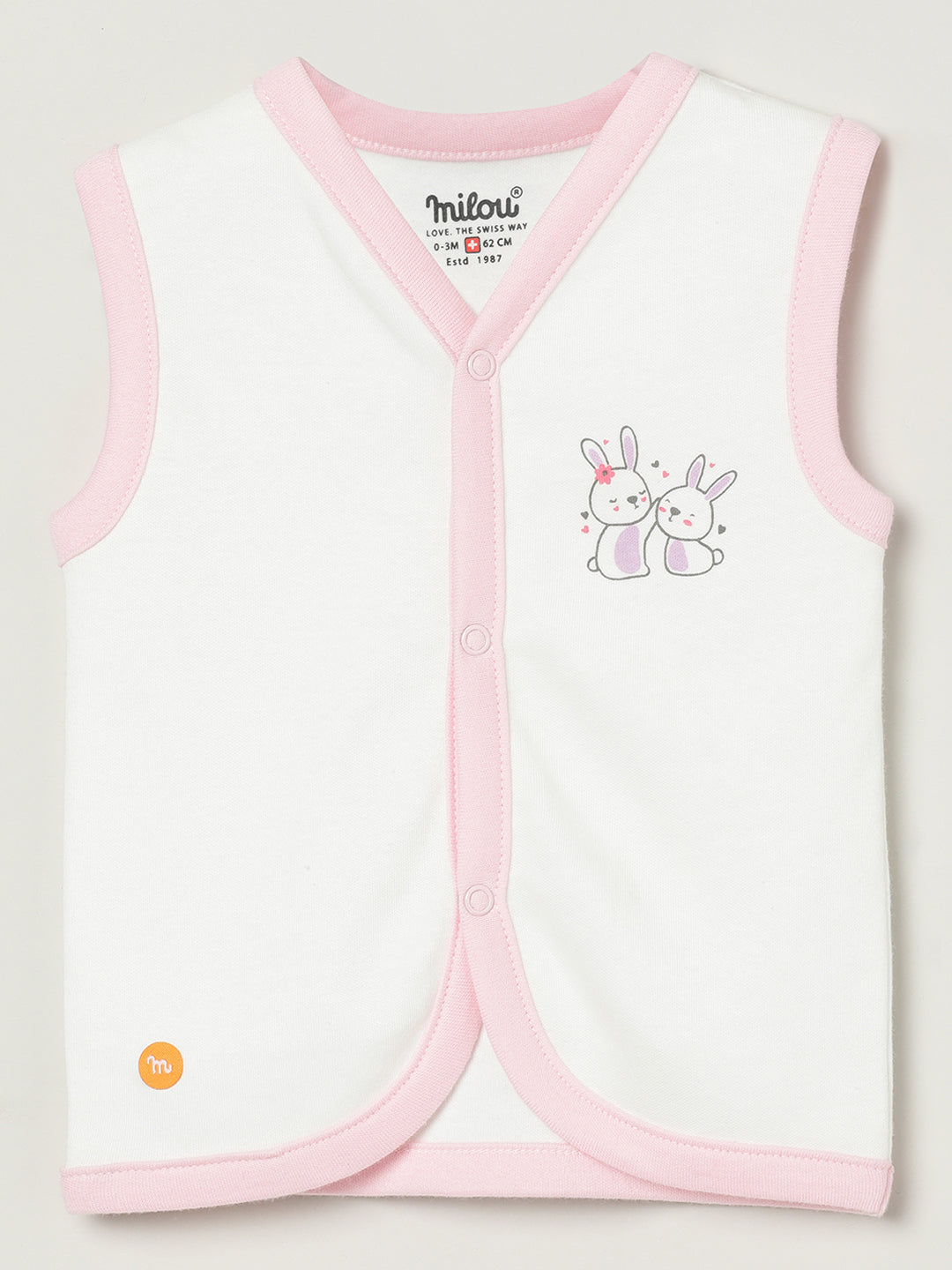 Milou Infant Unisex Printed Jabla Set of 3
