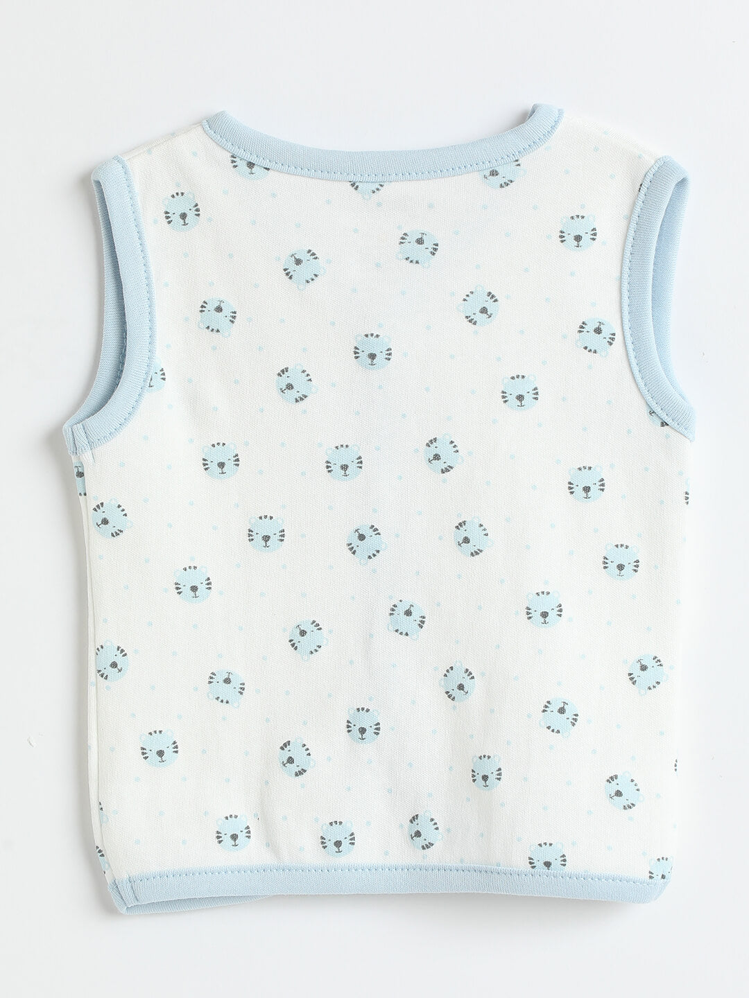 Milou New Born Unisex Cotton Sleeve less Jabala Pack of 3