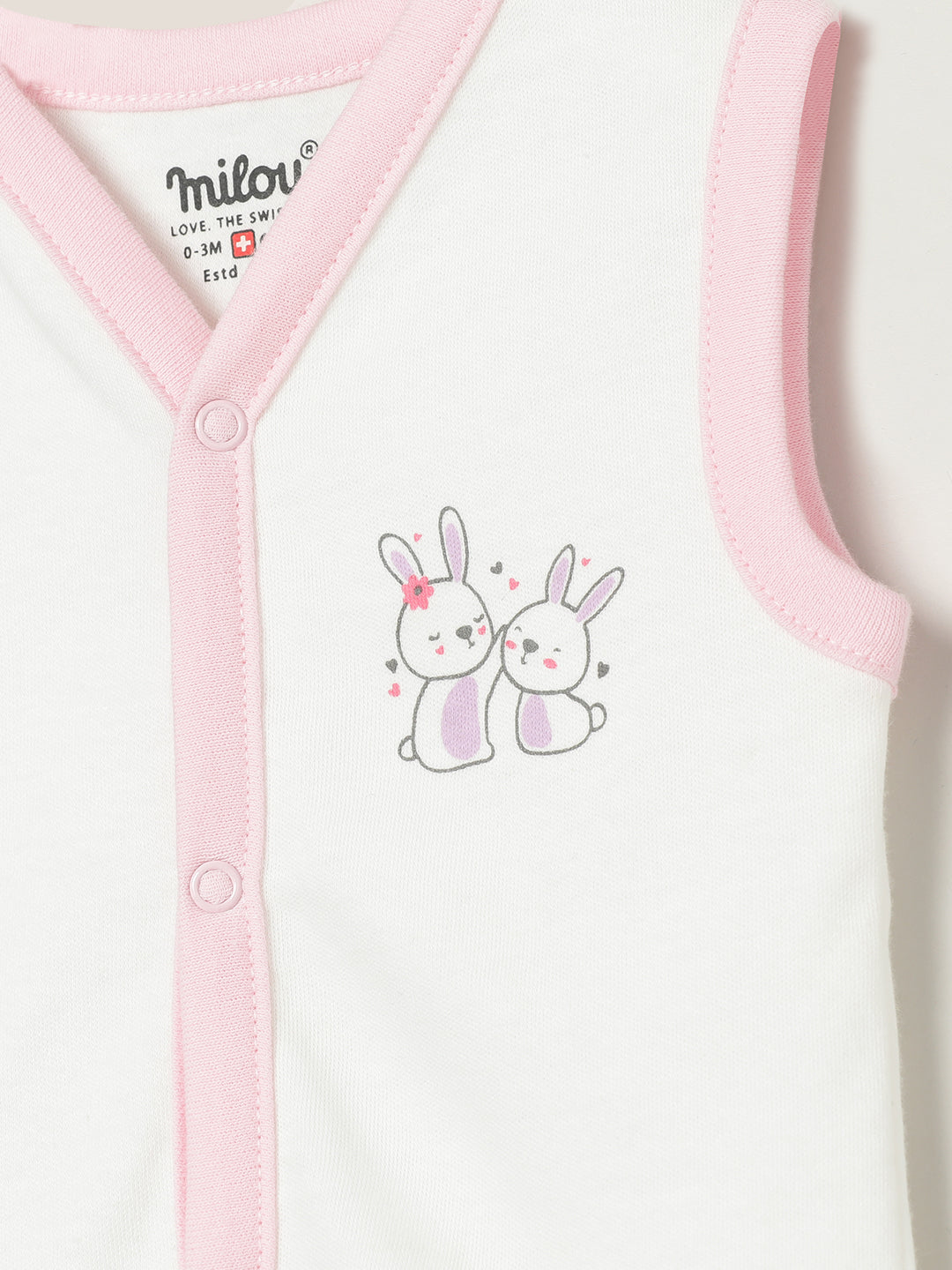 Milou Infant Unisex Printed Jabla Set of 3