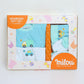 Milou Newborn Baby Romper Gift Set Blue Set