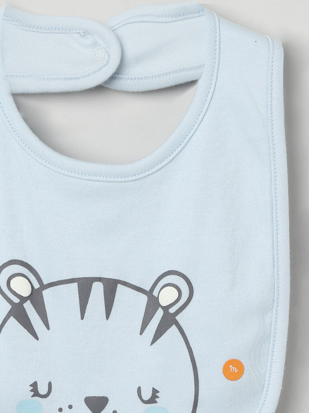 Milou Infant Unisex Short Sleeve Romper with Matching Bib Set